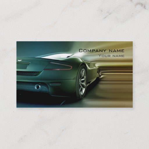 Customizable Stylish automotive business card