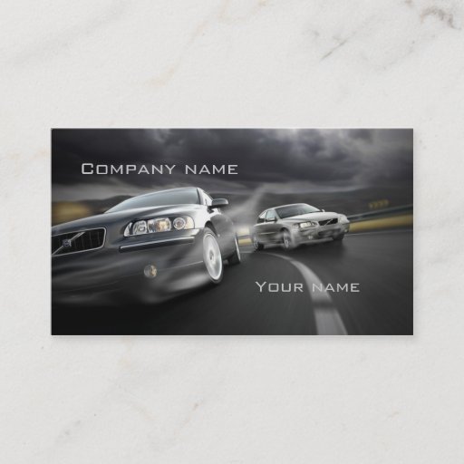 Customizable Stylish automotive business card