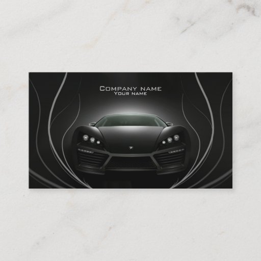 Customizable Stylish automotive business card