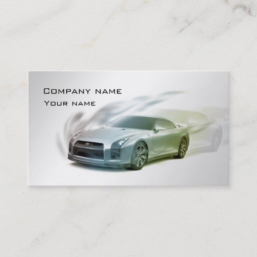 Customizable Stylish automotive business card