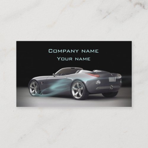 Stylish automotive business card