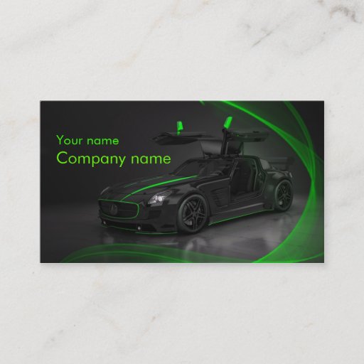 Customizable Stylish automotive business card