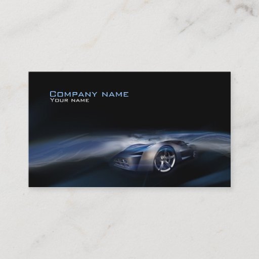 Customizable Stylish automotive business card