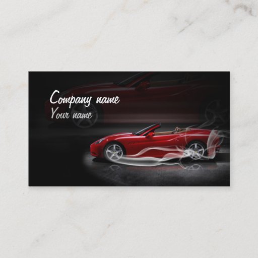 Customizable Stylish automotive business card