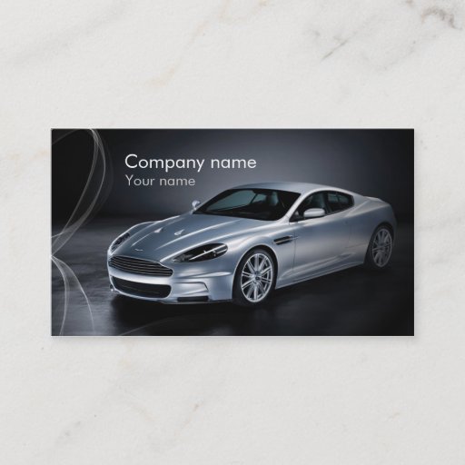 Customizable Stylish automotive business card