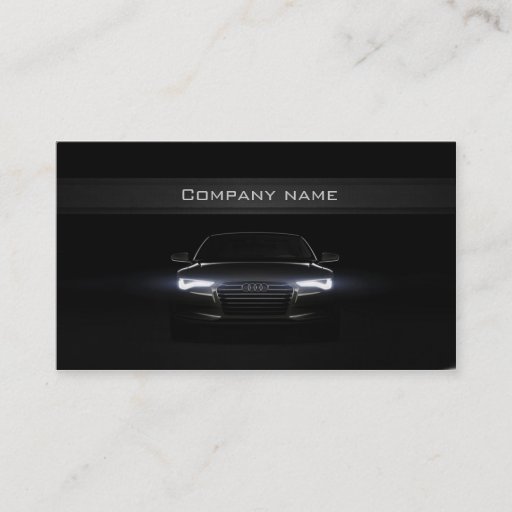 Customizable Stylish automotive business card