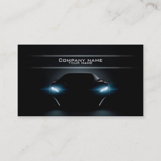 Stylish automotive business card