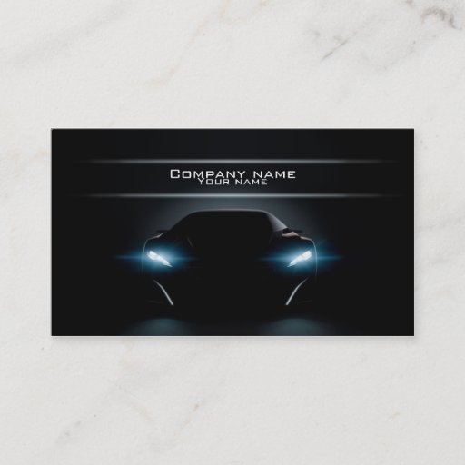 Customizable Stylish automotive business card