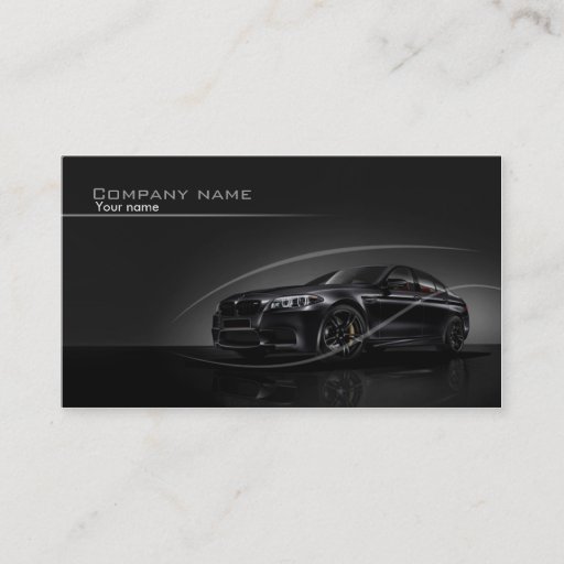 Customizable Stylish automotive business card