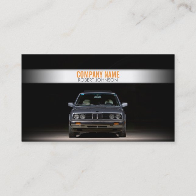 Stylish automotive business card (Front)