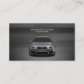 Stylish automotive business card