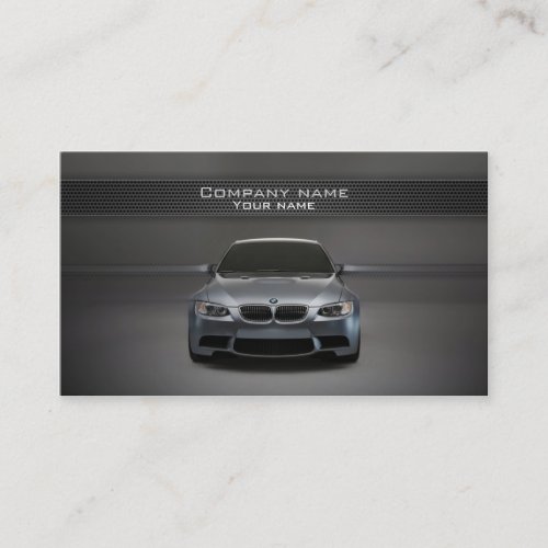 Stylish automotive business card