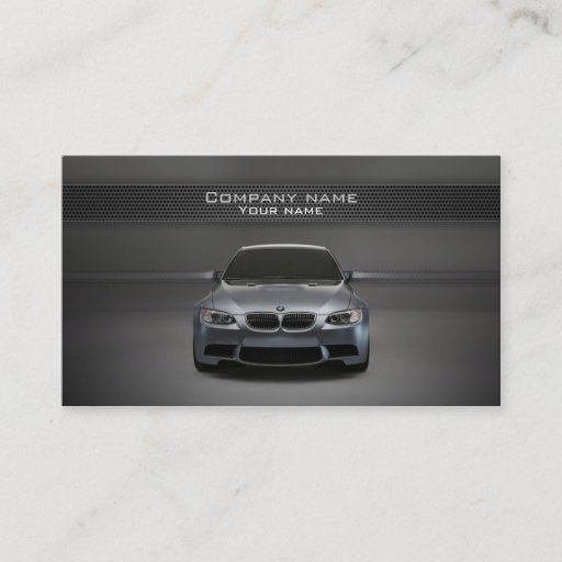Customizable Stylish automotive business card