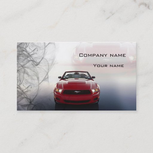 Customizable Stylish automotive business card