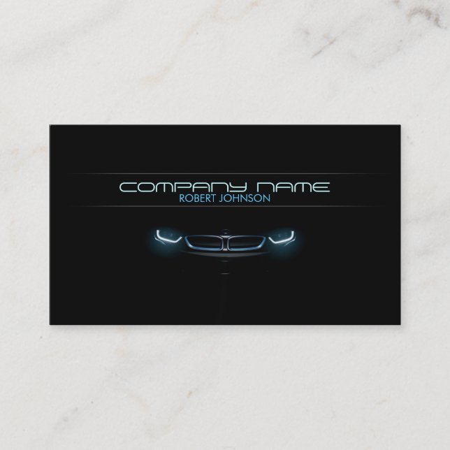 Stylish automotive business card (Front)