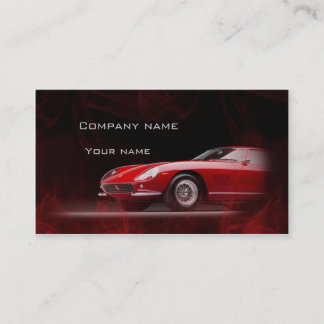 Stylish automotive business card