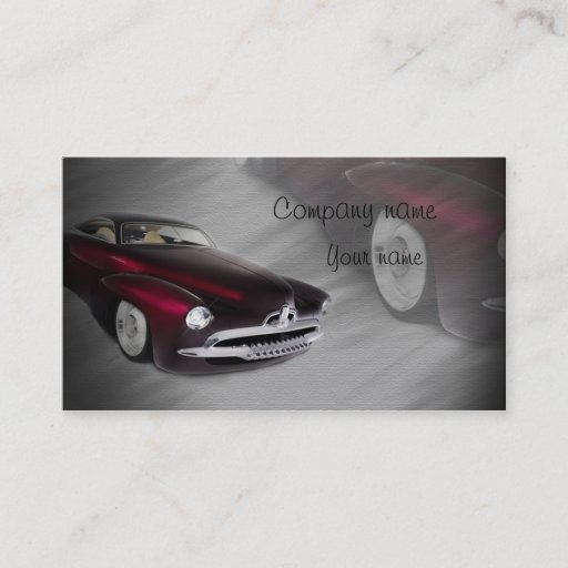 Customizable Stylish automotive business card
