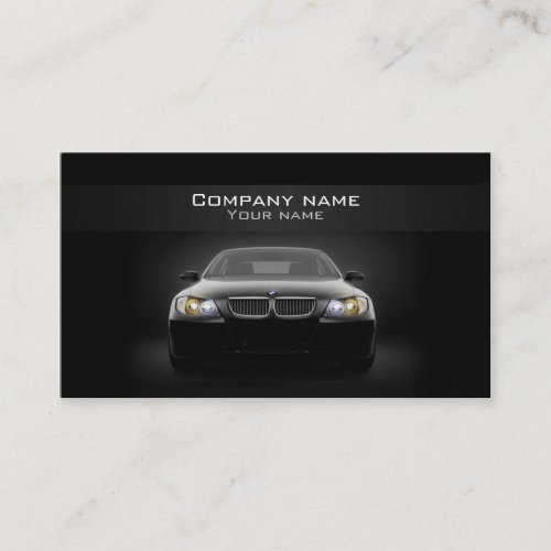 Stylish automotive business card