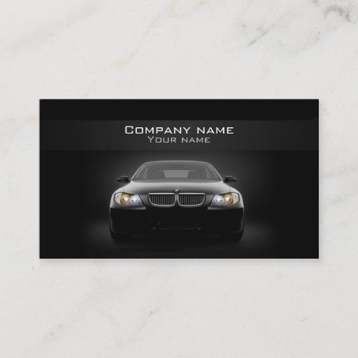 Customizable Stylish automotive business card