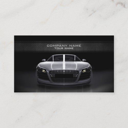 Stylish automotive business card