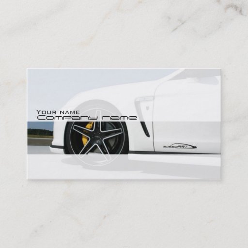 Customizable Stylish automotive business card