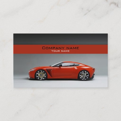 Customizable Stylish automotive business card