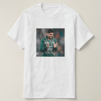 "Stylish Babar Azam T-Shirt – Celebrate Pakistan's