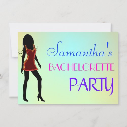 Stylish Bachelorette Party  Hens Night Invitation