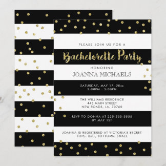 Stylish Bachelorette Party Invitations