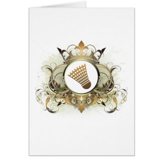 Stylish Badminton Cards