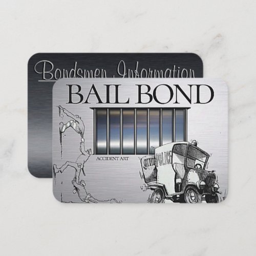 Stylish Bail bond Business Card