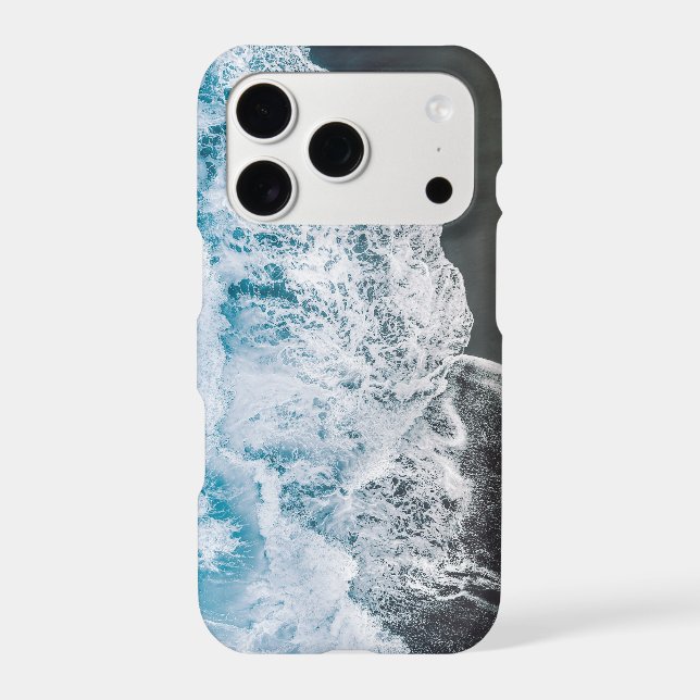 Stylish Beach Vibes Abstract Iphone Case (Back)