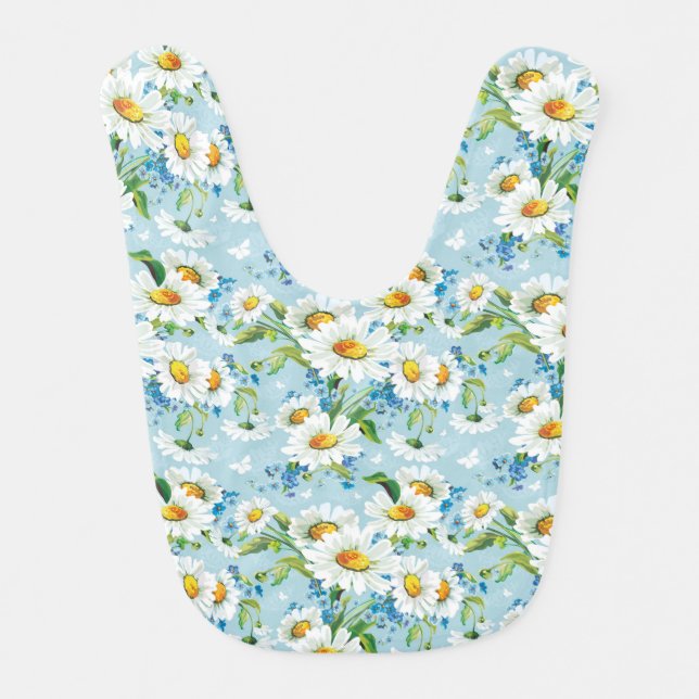 Stylish beautiful bright floral pattern 2 bib (Front)