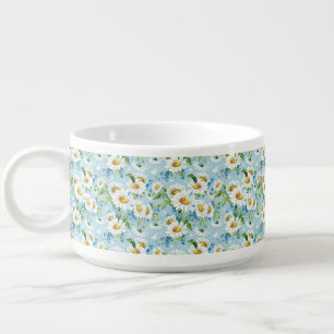 Stylish beautiful bright floral pattern 2 bowl