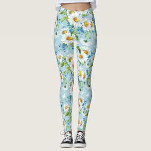 Stylish beautiful bright floral pattern 2 leggings