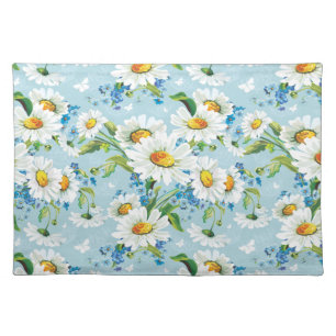 Stylish beautiful bright floral pattern 2 placemat