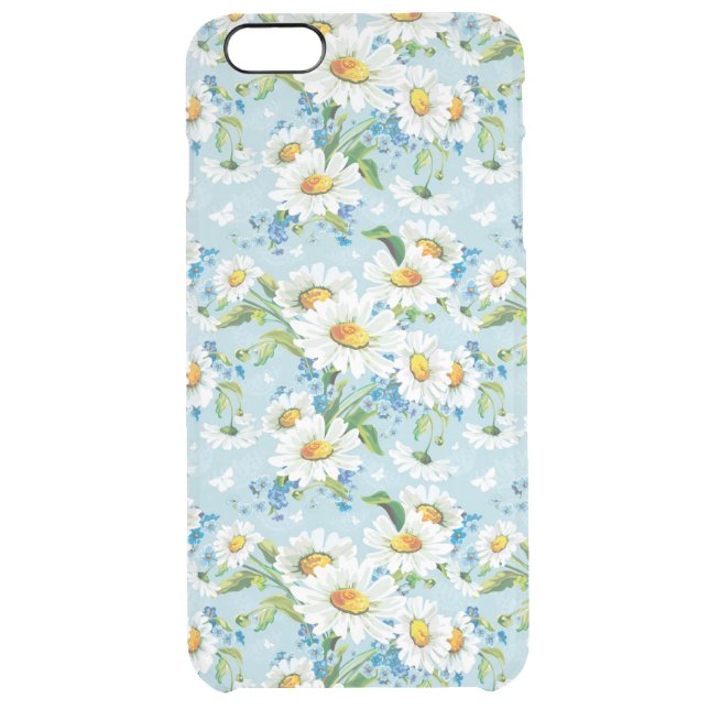 Stylish beautiful bright floral pattern 2 uncommon iPhone case (Back)