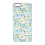 Stylish beautiful bright floral pattern 2 clear iPhone 6/6S case