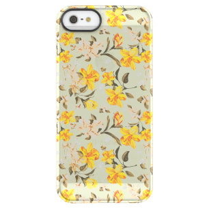 Stylish beautiful bright floral pattern permafrost iPhone SE/5/5s case