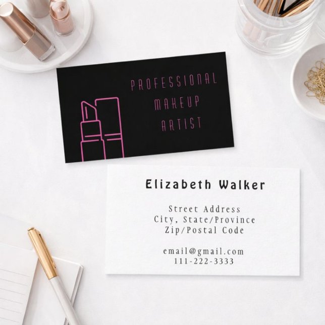 Stylish Beauty Professional Branding Business Card (Creator Uploaded)