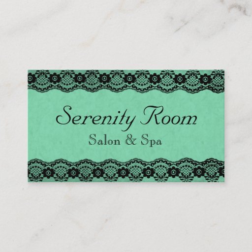 Customizable Stylish Beauty Salon and Spa Business Card
