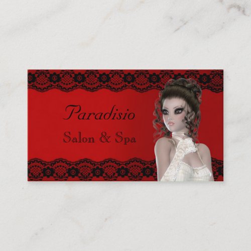 Stylish Beauty Salon and Spa Business Card