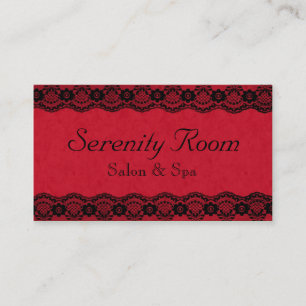 Stylish Beauty Salon and Spa Business Card