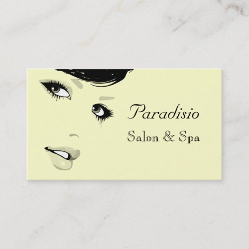 Stylish Beauty Salon and Spa Business Card