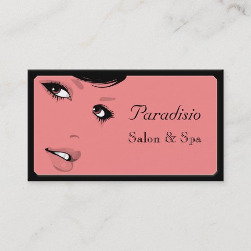 Customizable Stylish Beauty Salon and Spa Business Card