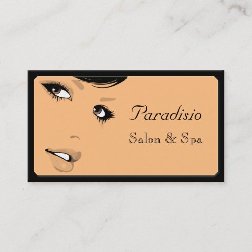 Stylish Beauty Salon and Spa Business Card