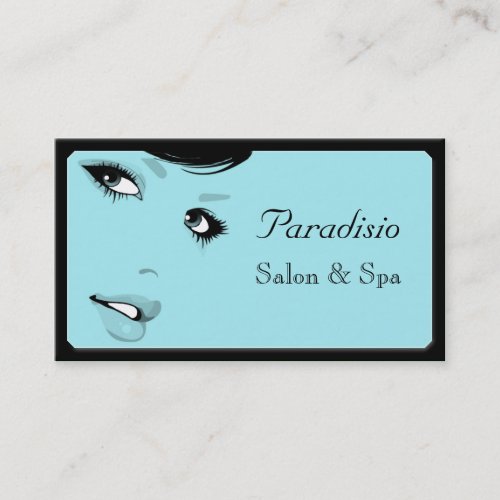 Stylish Beauty Salon and Spa Business Card