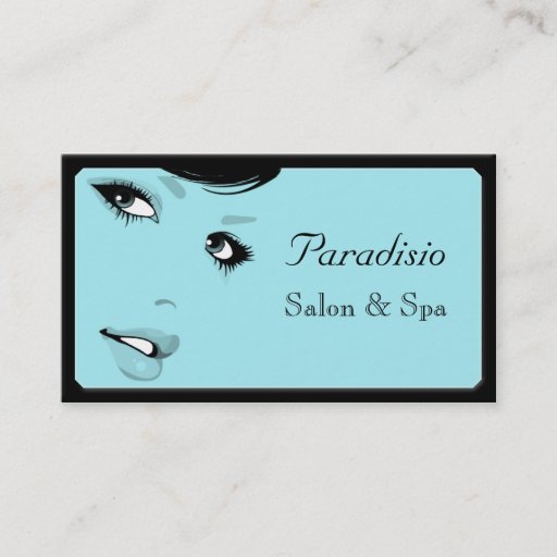 Customizable Stylish Beauty Salon and Spa Business Card