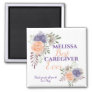 Stylish Best Caregiver Appreciation Floral Magnet