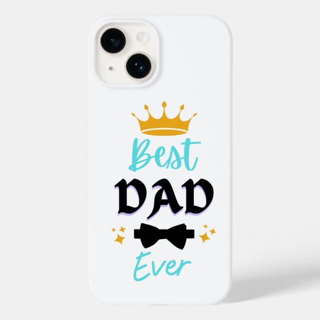 Stylish Best Dad Ever Gift 2025 Case-Mate iPhone Case (Back)